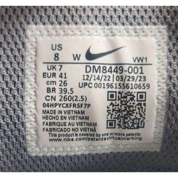 Nike Infinity Pro 2 DM8449-001 Mens 8 Wide Black Anthracite Spikeless Golf Shoes - Picture 9 of 10